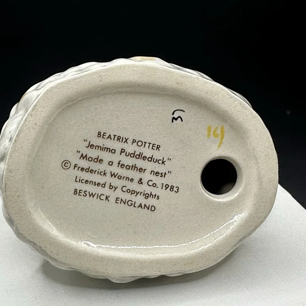 Beatrix Potter Jemima Puddleduck Made A Feather Nest Bewick England 1983 F Warne